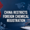 China Restricts Foreign Registration