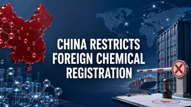 China Restricts Foreign Registration China Restricts Foreign Registration